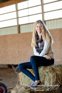Clare B. at Plymouth Orchard Plymouth MI senior photography
