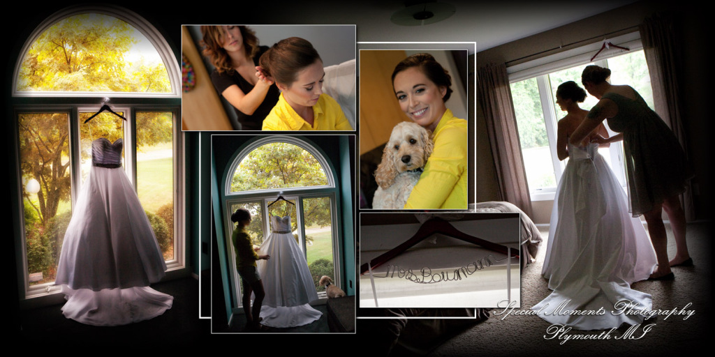 5 Star - Coffee Table Deaign - John & Christina at St. Mary Our Lady of the Snows Milford MI wedding album photography