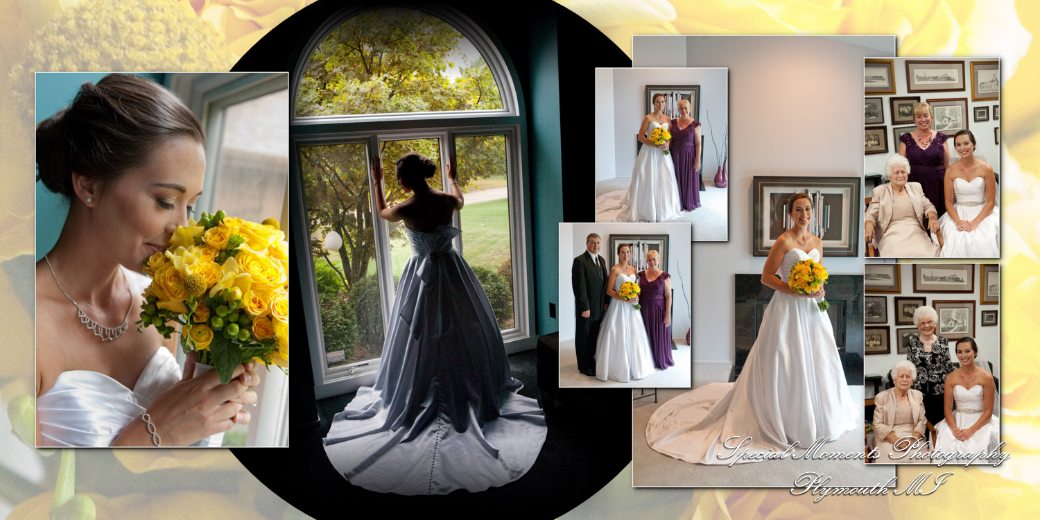 5 Star - Coffee Table Deaign - John & Christina at St. Mary Our Lady of the Snows Milford MI wedding album photography