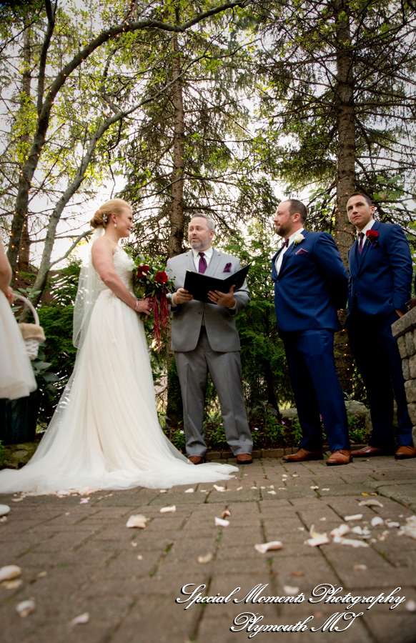 Sarah & Ryan at Cafe Cortina Farmington Hills MI wedding photograph