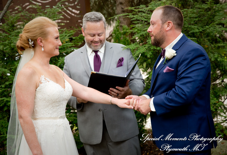 Sarah & Ryan at Cafe Cortina Farmington Hills MI wedding photograph