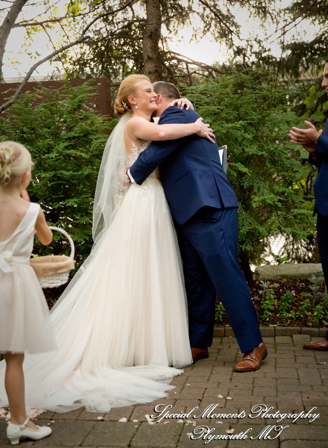 Sarah & Ryan at Cafe Cortina Farmington Hills MI wedding photograph