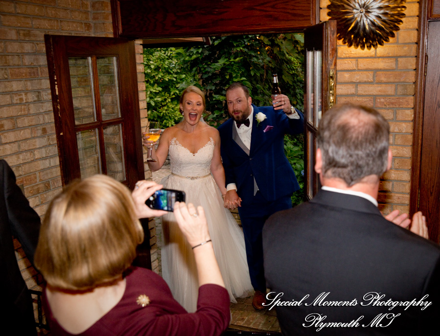 Sarah & Ryan at Cafe Cortina Farmington Hills MI wedding photograph