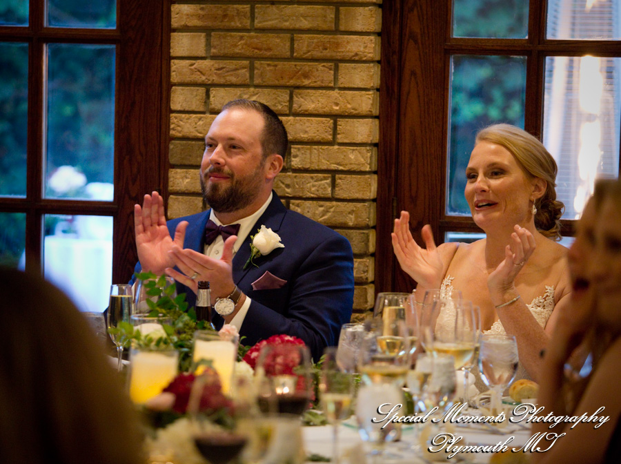 Sarah & Ryan at Cafe Cortina Farmington Hills MI wedding photograph