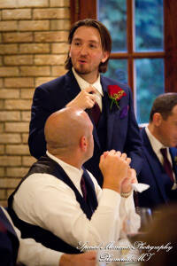 Sarah & Ryan at Cafe Cortina Farmington Hills MI wedding photograph