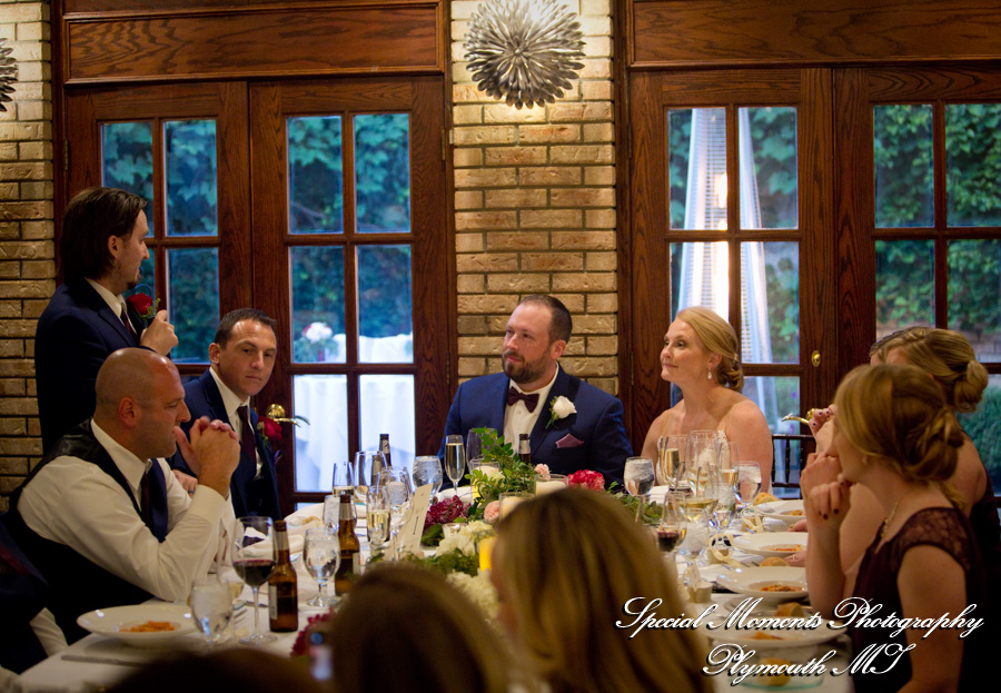 Sarah & Ryan at Cafe Cortina Farmington Hills MI wedding photograph