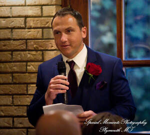 Sarah & Ryan at Cafe Cortina Farmington Hills MI wedding photograph