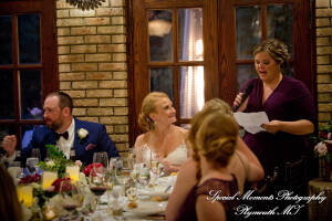 Sarah & Ryan at Cafe Cortina Farmington Hills MI wedding photograph