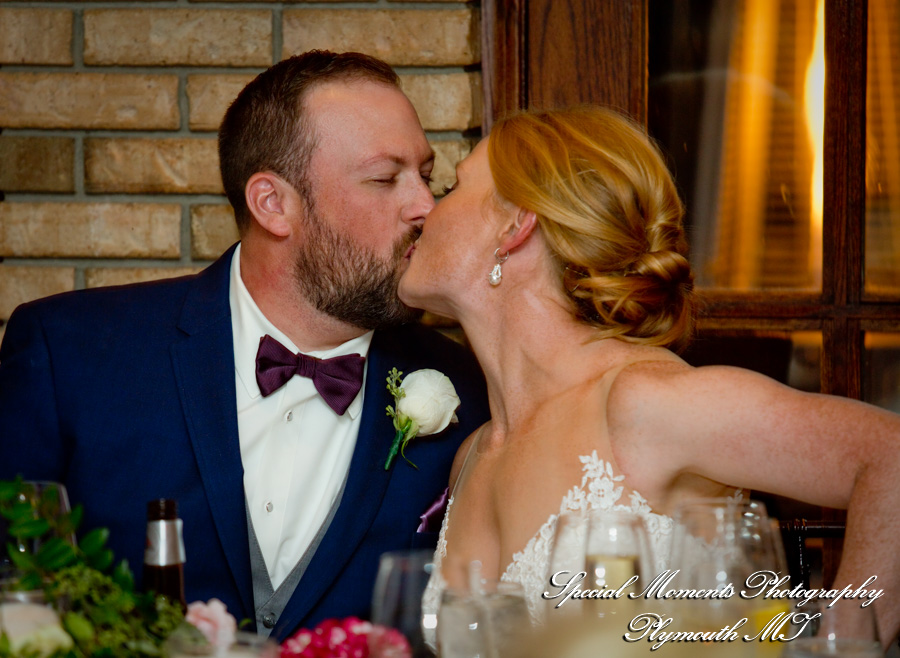 Sarah & Ryan at Cafe Cortina Farmington Hills MI wedding photograph