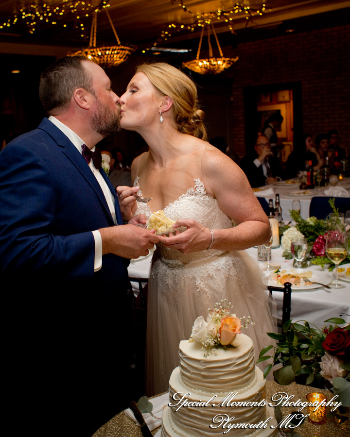 Sarah & Ryan at Cafe Cortina Farmington Hills MI wedding photograph
