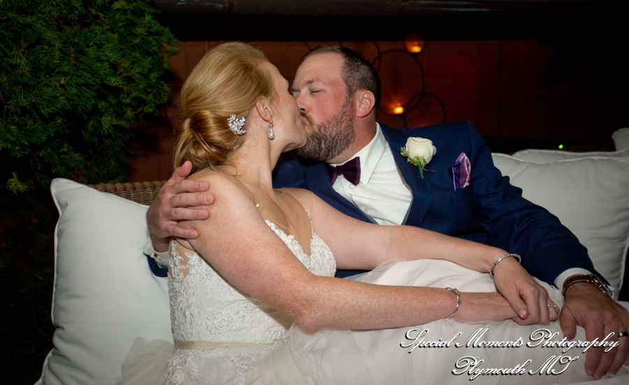 Sarah & Ryan at Cafe Cortina Farmington Hills MI wedding photograph
