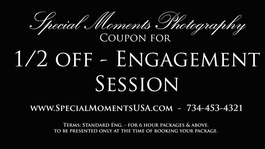 Special moments Photography wedding photograph coupon