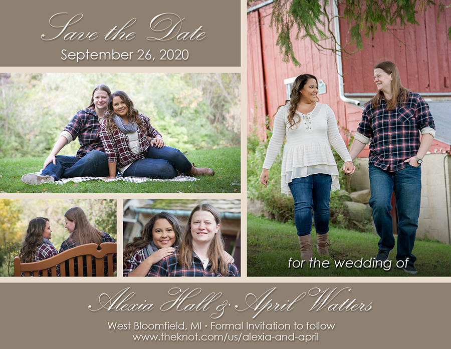 Heritage Park Farmington Hills MI LGBTQ engagement photograph