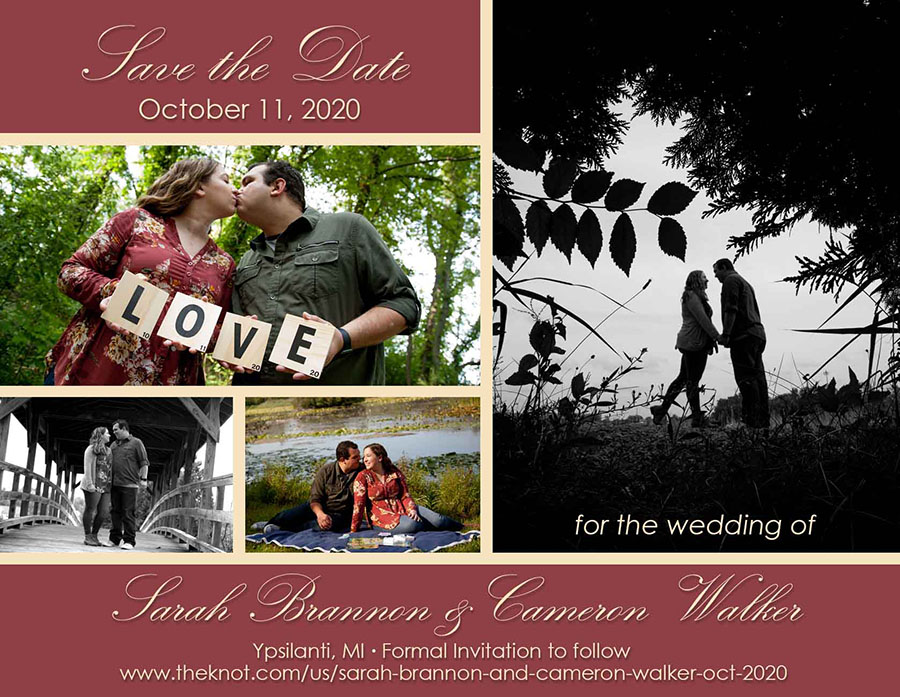Long Park Commerce Twp MI engagement photograph