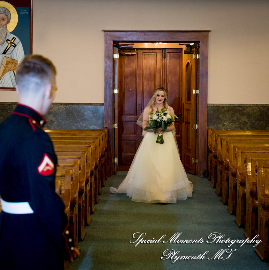 Shelby & Seth at Sts James, Cornelius & Cyprian Church Leslie MI wedding photography