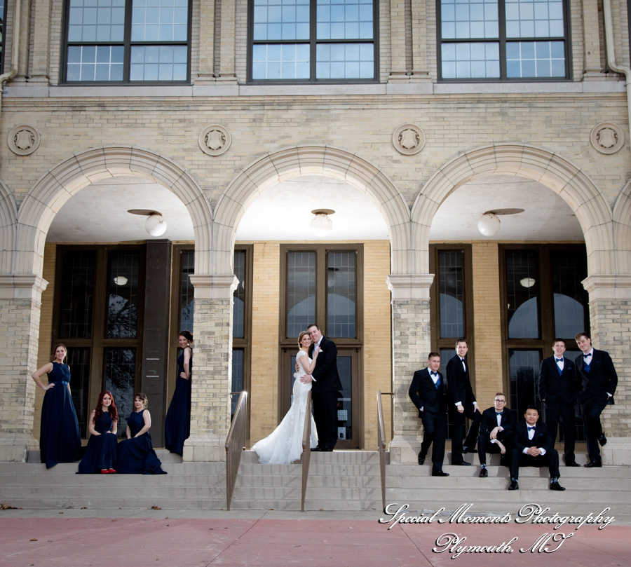 Lauren & Zachary at Gesu Roman Catholic Church Detroit MI wedding photography