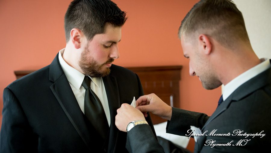 Courtnie & Michael at St. Paul Lutheran Trenton MI wedding photography