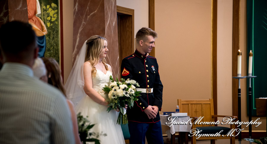 Shelby & Seth at Sts James, Cornelius & Cyprian Church Leslie MI wedding photography