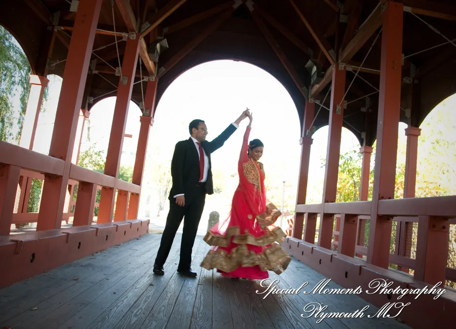 Ford Field Park Dearborn MI Hindu wedding photograph