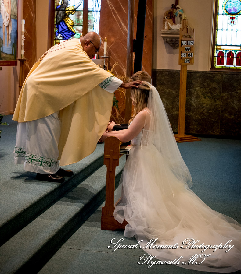 Shelby & Seth at Sts James, Cornelius & Cyprian Church Leslie MI wedding photography