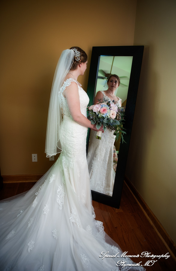 Katie & Dave at First United Methodist Brighton MI wedding photography