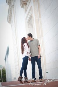 Madeleine & Stepanos at DIA Detroit MI engagement photography
