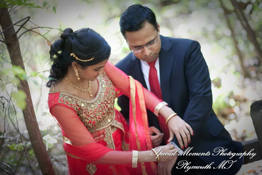 Ford Field Park Dearborn MI Hindu wedding photograph