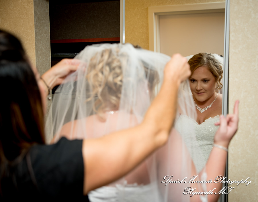 Courtnie & Michael at St. Paul Lutheran Trenton MI wedding photography
