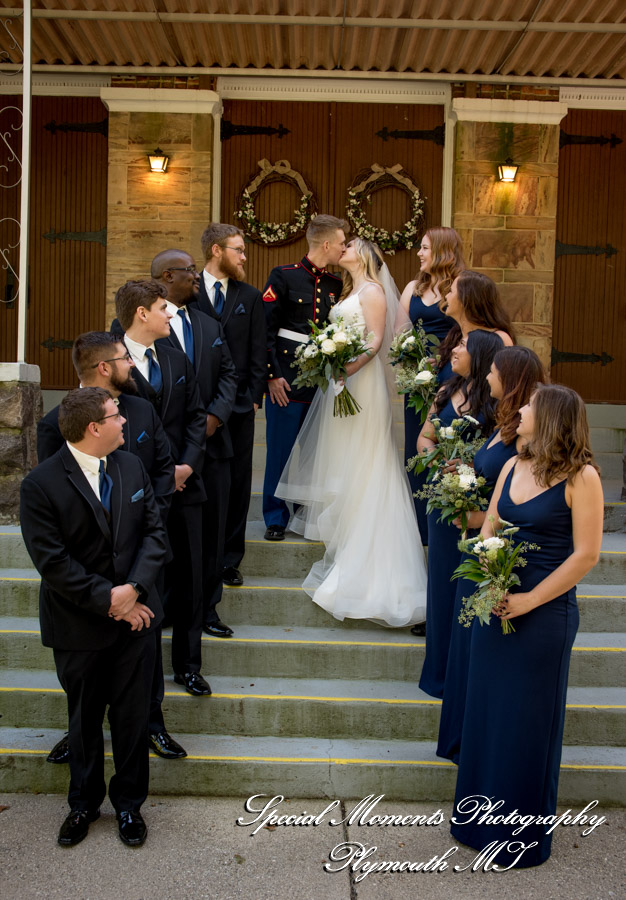 Shelby & Seth at Sts James, Cornelius & Cyprian Church Leslie MI wedding photography