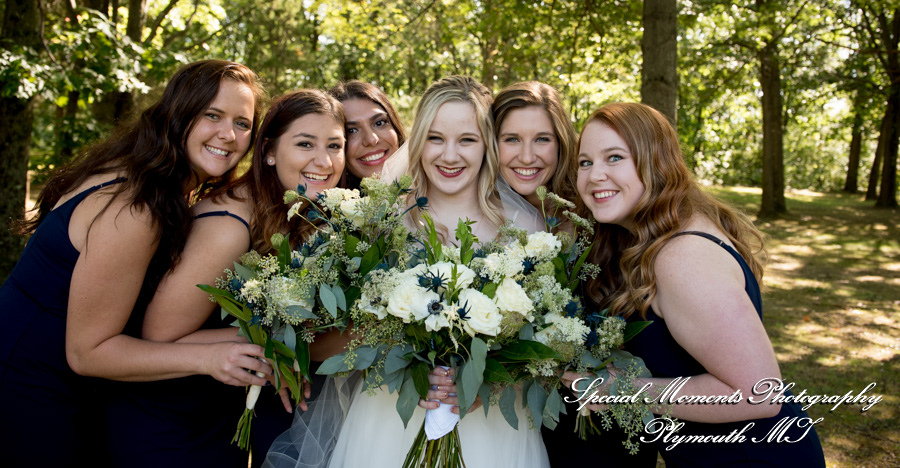 Shelby & Seth at Chelsea Depot Train Station Chelsea MI wedding photography