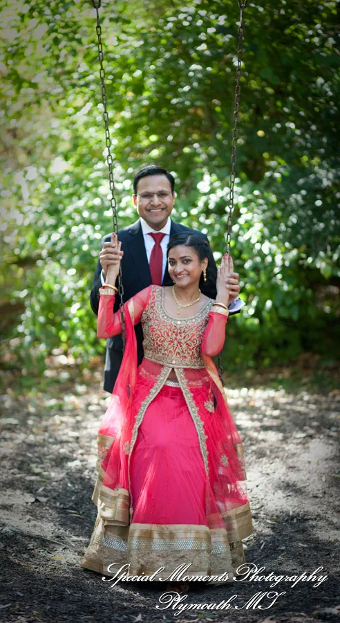 Ford Field Park Dearborn MI Hindu wedding photograph