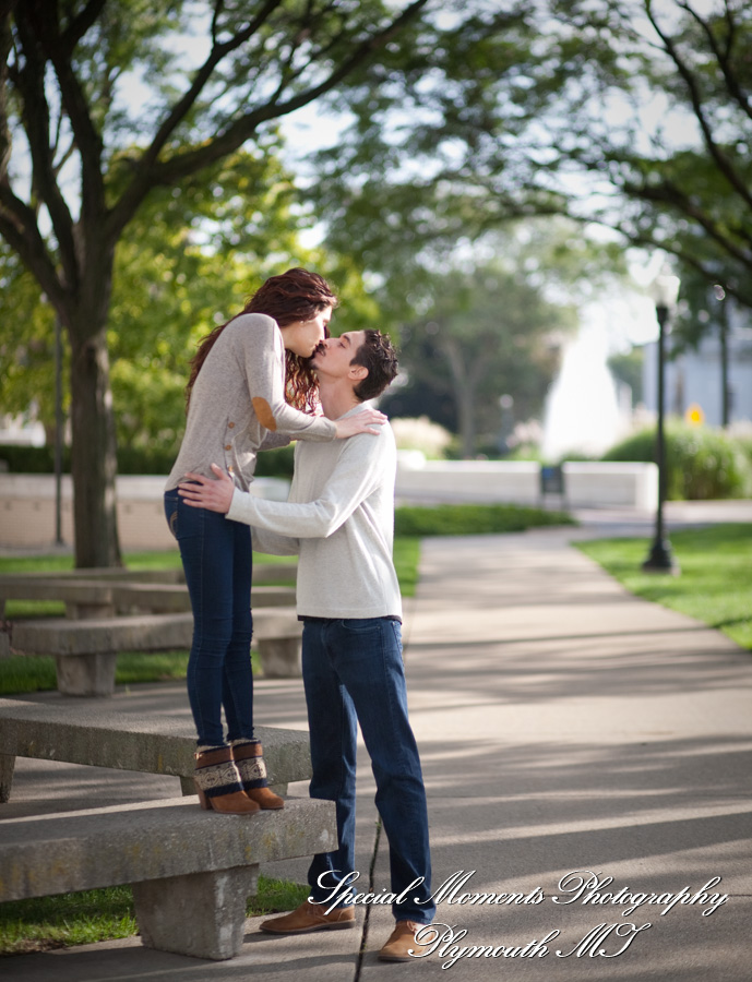 Madeleine & Stepanos at DIA Detroit MI engagement photography