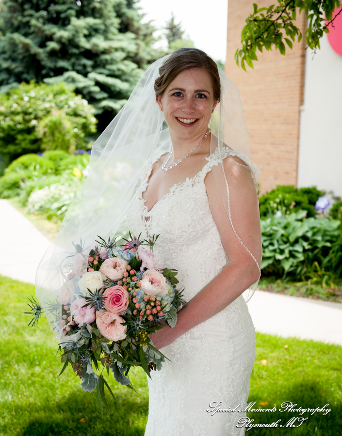 Katie & Dave at First United Methodist Brighton MI wedding photography