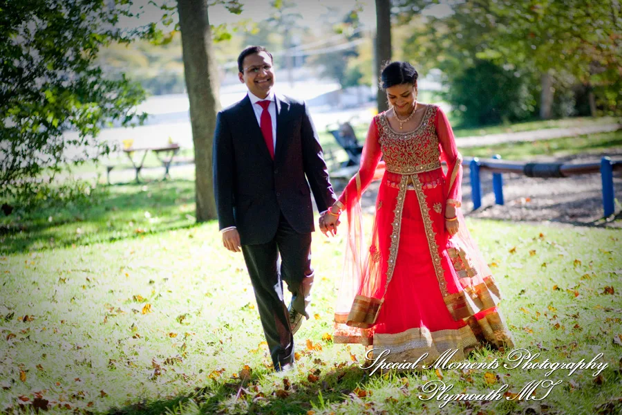 Ford Field Park Dearborn MI Hindu wedding photograph