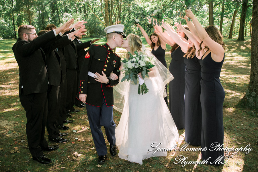 Chelsea Depot Train Station Chelsea MI wedding photograph