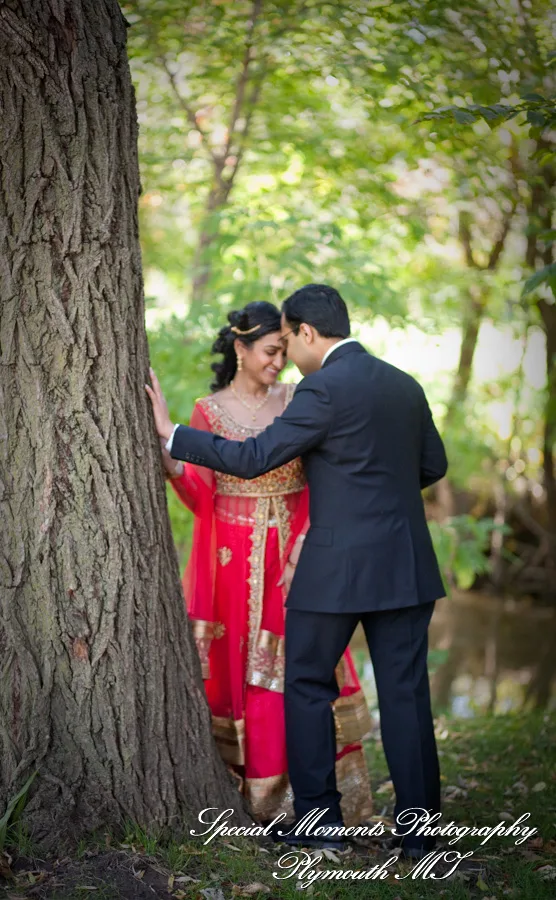 Ford Field Park Dearborn MI Hindu wedding photograph