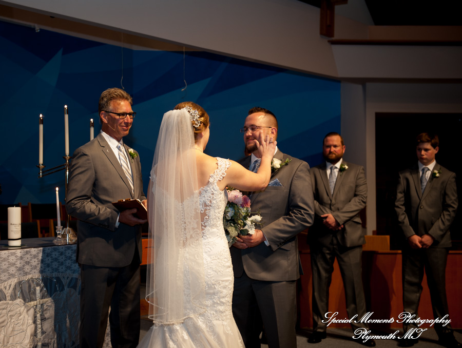 Katie & Dave at First United Methodist Brighton MI wedding photography