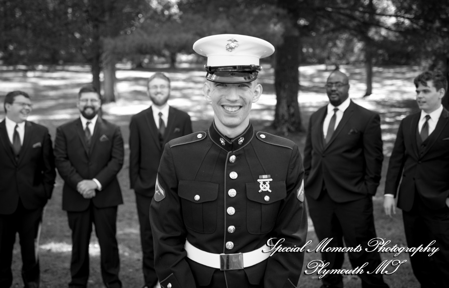 Chelsea Depot Train Station Chelsea MI wedding photograph