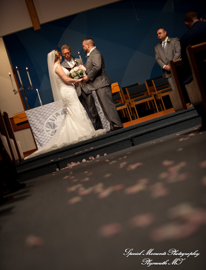 Katie & Dave at First United Methodist Brighton MI wedding photography