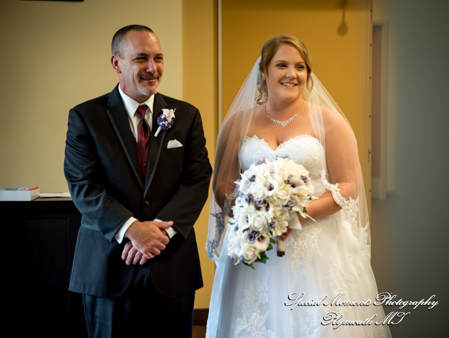 Courtnie & Michael at St. Paul Lutheran Trenton MI wedding photography