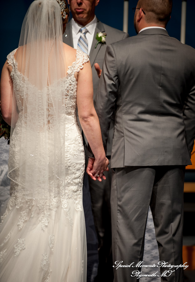 Katie & Dave at First United Methodist Brighton MI wedding photography