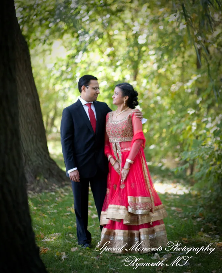 Ford Field Park Dearborn MI Hindu wedding photograph