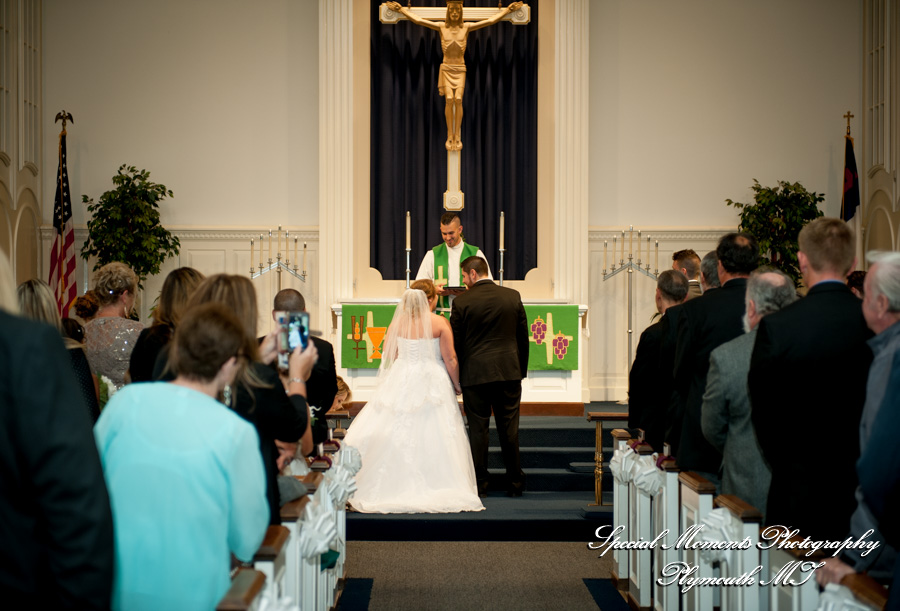 Courtnie & Michael at St. Paul Lutheran Trenton MI wedding photography