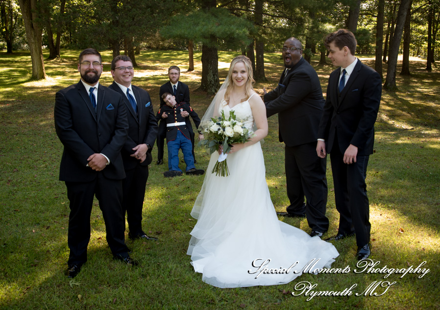 Chelsea Depot Train Station Chelsea MI wedding photograph