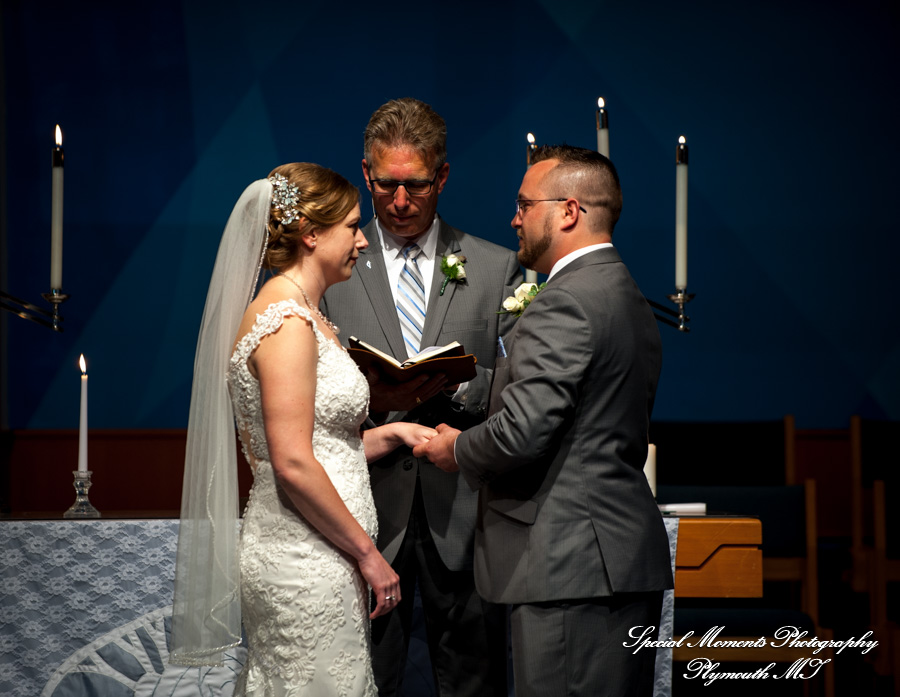 Katie & Dave at First United Methodist Brighton MI wedding photography