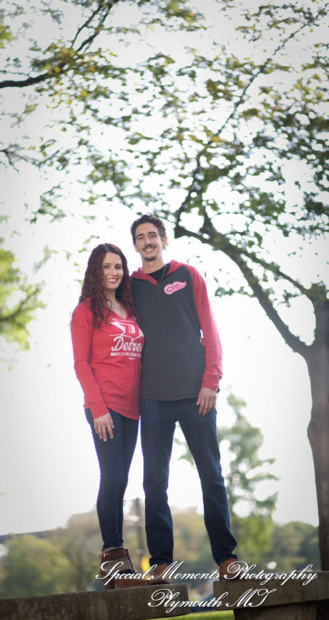 Madeleine & Stepanos at DIA Detroit MI engagement photography
