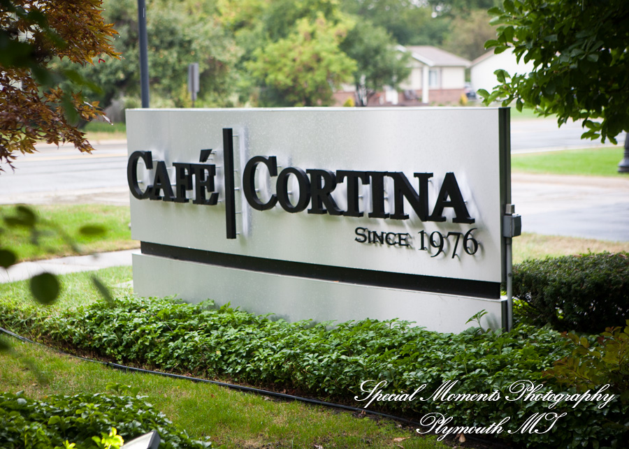 Tina & Mark at Cafe Cortina Farmington Hills MI wedding photography