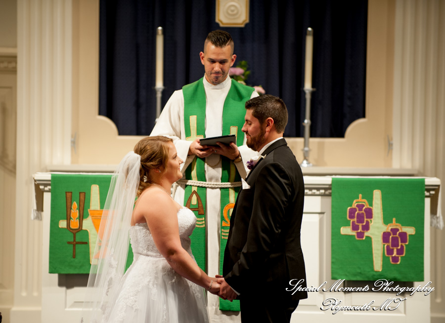 Courtnie & Michael at St. Paul Lutheran Trenton MI wedding photography