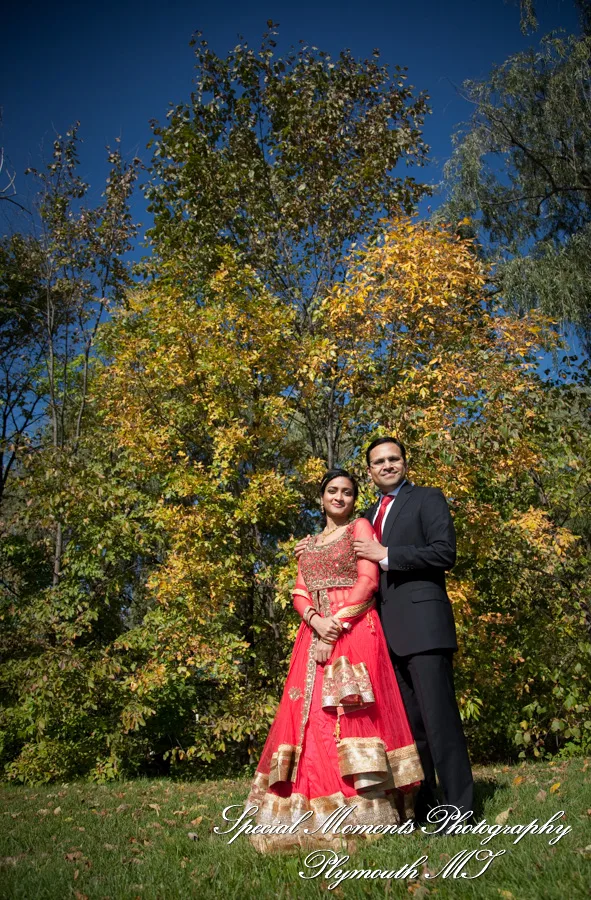 Ford Field Park Dearborn MI Hindu wedding photograph