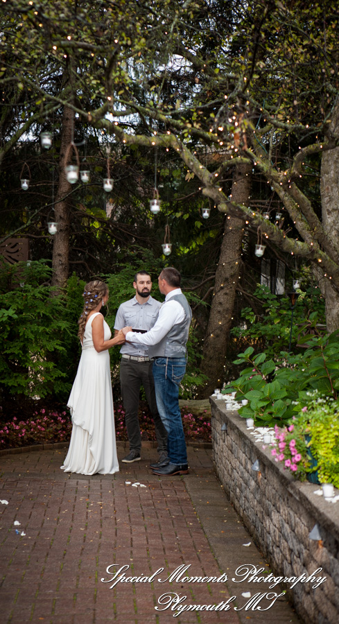 Tina & Mark at Cafe Cortina Farmington Hills MI wedding photography